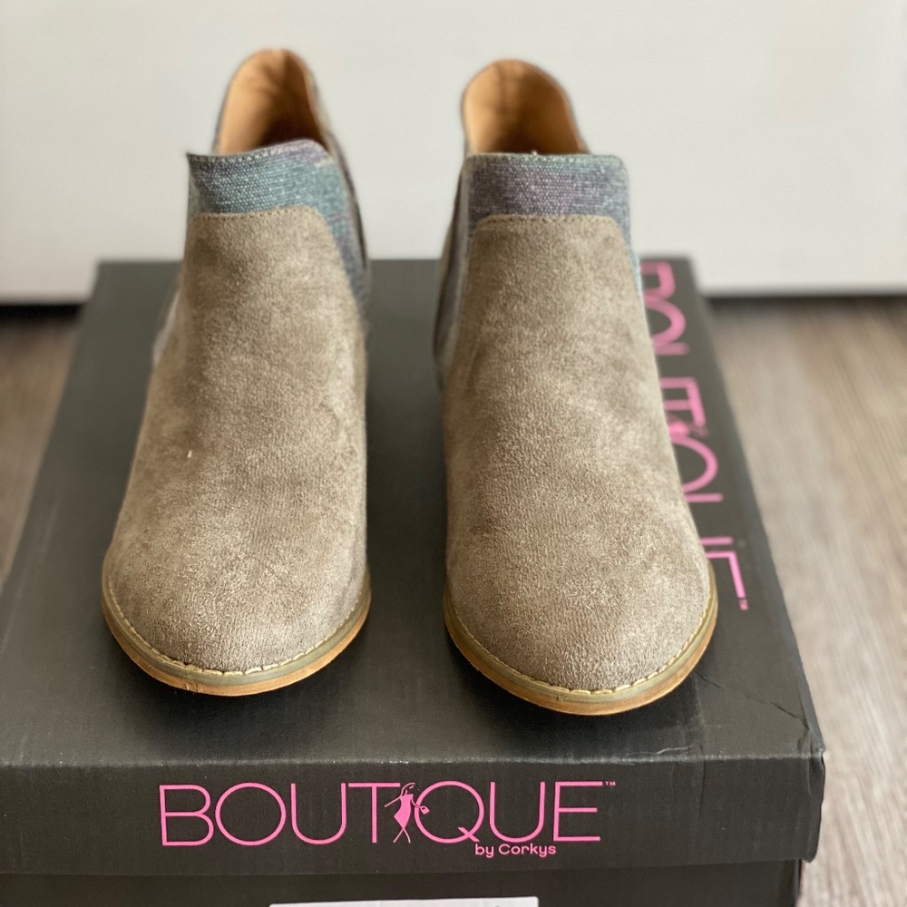 Boutique Suede Booties - Picture 4 of 8